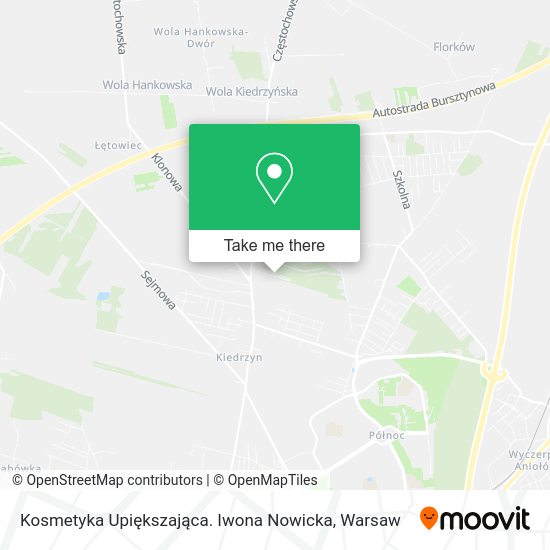 Kosmetyka Upiększająca. Iwona Nowicka map