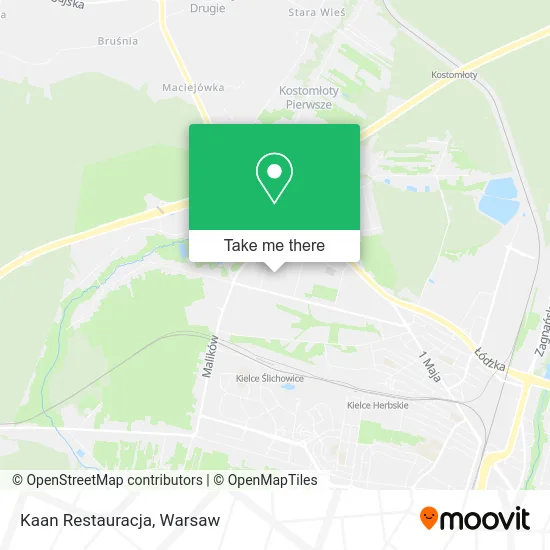 Карта Kaan Restauracja