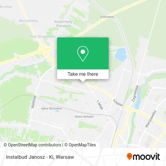 Карта Instalbud Janosz - Ki