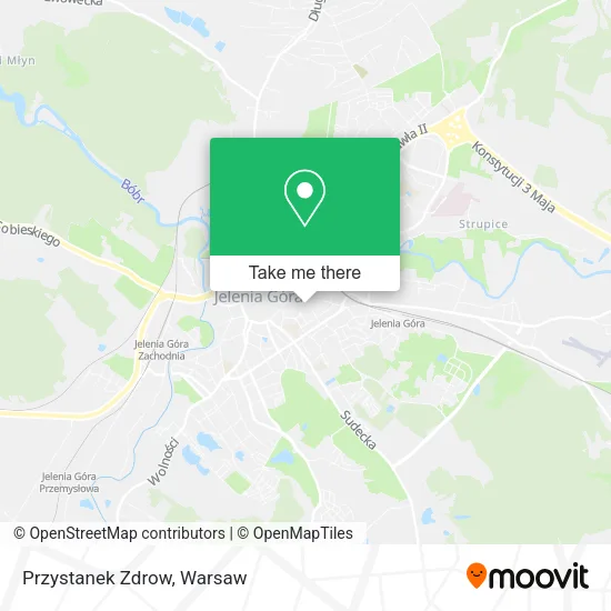 Карта Przystanek Zdrow