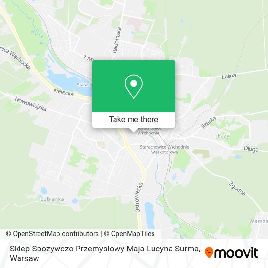 Sklep Spozywczo Przemyslowy Maja Lucyna Surma map