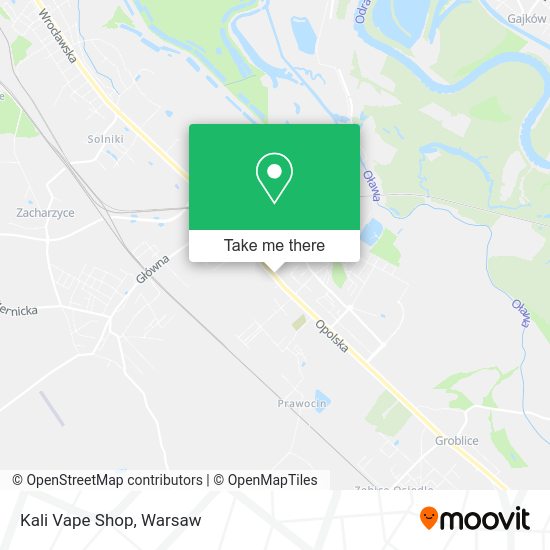 Kali Vape Shop map