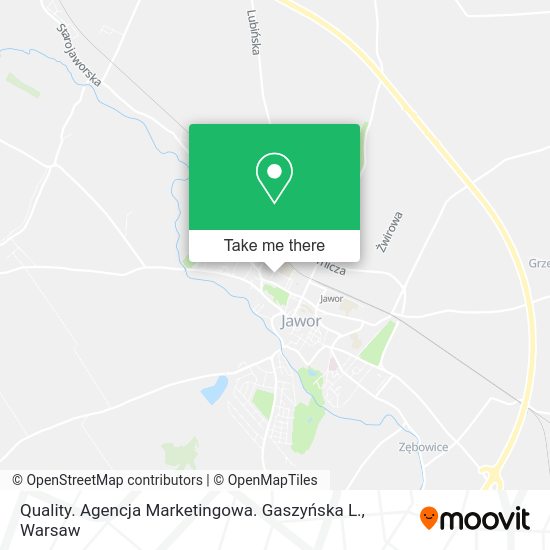 Quality. Agencja Marketingowa. Gaszyńska L. map