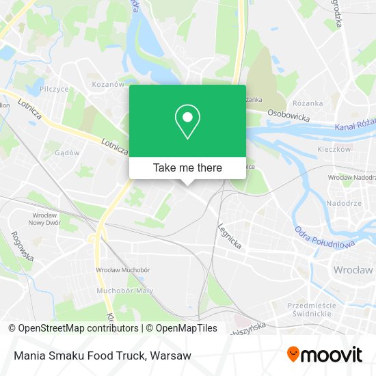 Mania Smaku Food Truck map