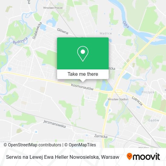 Serwis na Lewej Ewa Heller Nowosielska map