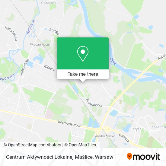 Centrum Aktywności Lokalnej Maślice map