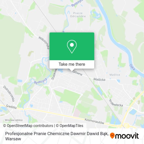 Profesjonalne Pranie Chemiczne Dawmir Dawid Bąk map