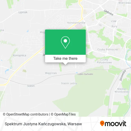 Spektrum Justyna Kańczugowska map