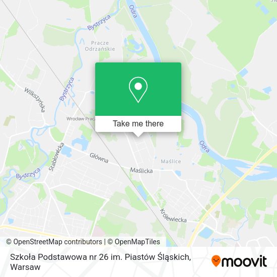 Карта Szkoła Podstawowa nr 26 im. Piastów Śląskich