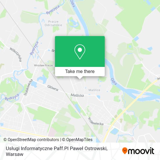Usługi Informatyczne Paff.Pl Paweł Ostrowski map