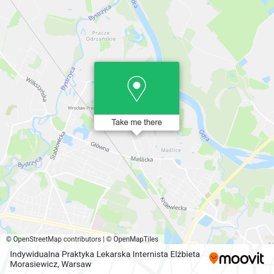 Indywidualna Praktyka Lekarska Internista Elżbieta Morasiewicz map