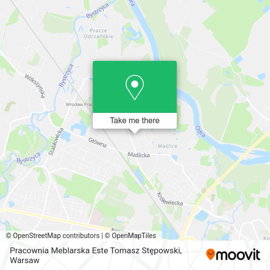 Pracownia Meblarska Este Tomasz Stępowski map