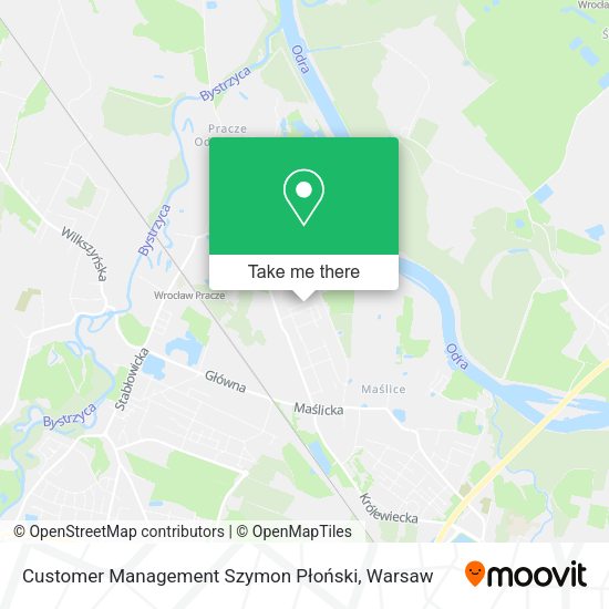 Customer Management Szymon Płoński map