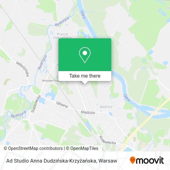 Ad Studio Anna Dudzińska-Krzyżańska map