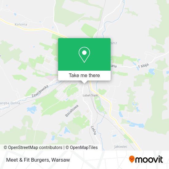 Meet & Fit Burgers map