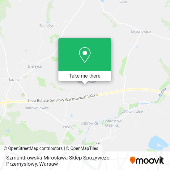 Szmundrowska Miroslawa Sklep Spozywczo Przemyslowy map