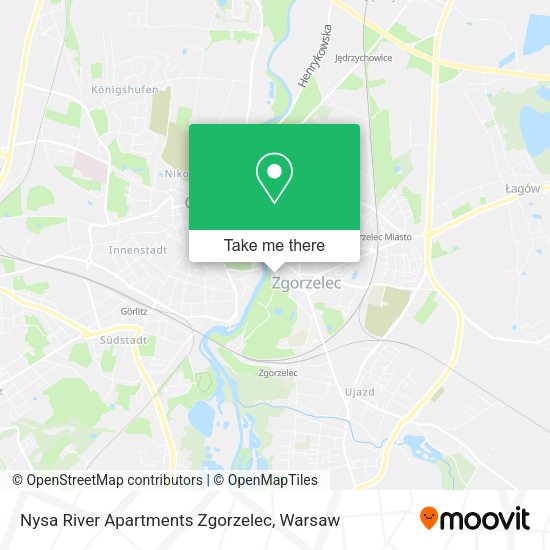 Nysa River Apartments Zgorzelec map