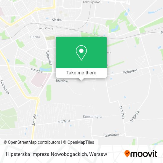 Hipsterska Impreza Nowobogackich map