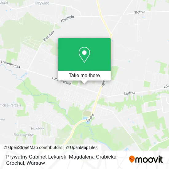 Карта Prywatny Gabinet Lekarski Magdalena Grabicka-Grochal