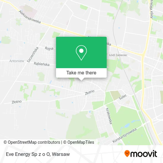 Карта Eve Energy Sp z o O