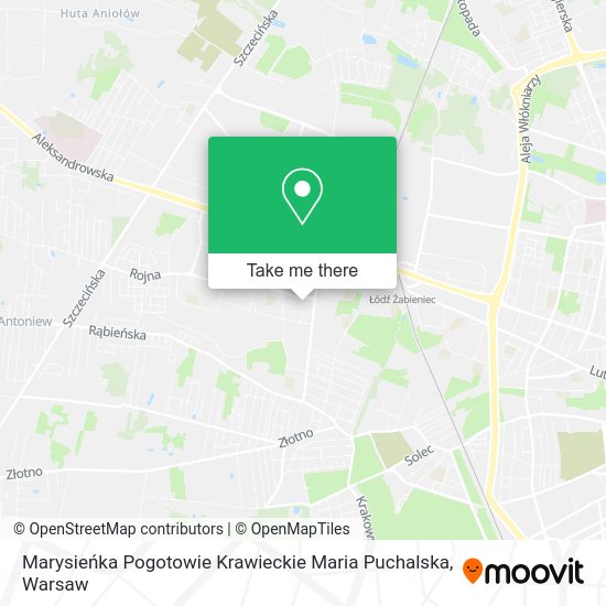 Marysieńka Pogotowie Krawieckie Maria Puchalska map