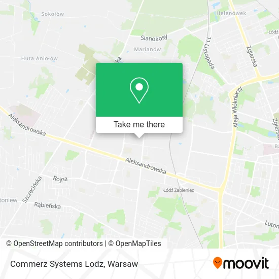 Карта Commerz Systems Lodz