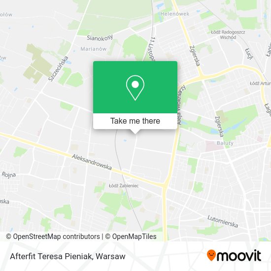 Afterfit Teresa Pieniak map