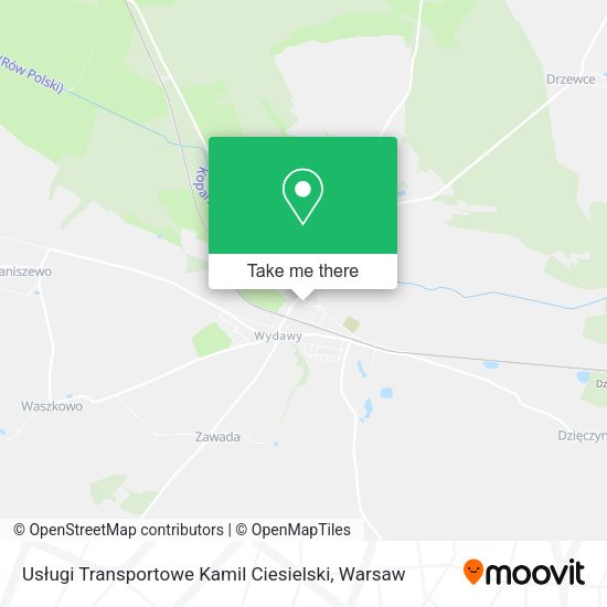 Usługi Transportowe Kamil Ciesielski map