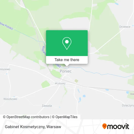 Карта Gabinet Kosmetyczny
