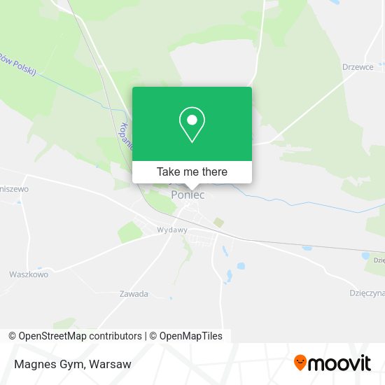 Magnes Gym map