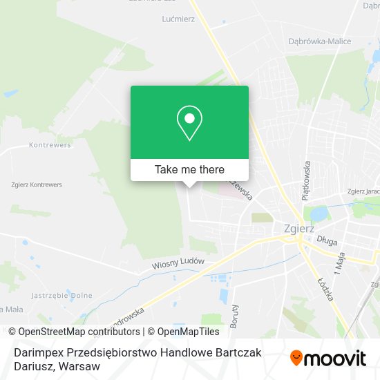 Darimpex Przedsiębiorstwo Handlowe Bartczak Dariusz map