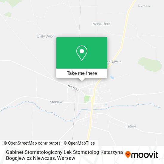 Gabinet Stomatologiczny Lek Stomatolog Katarzyna Bogajewicz Niewczas map