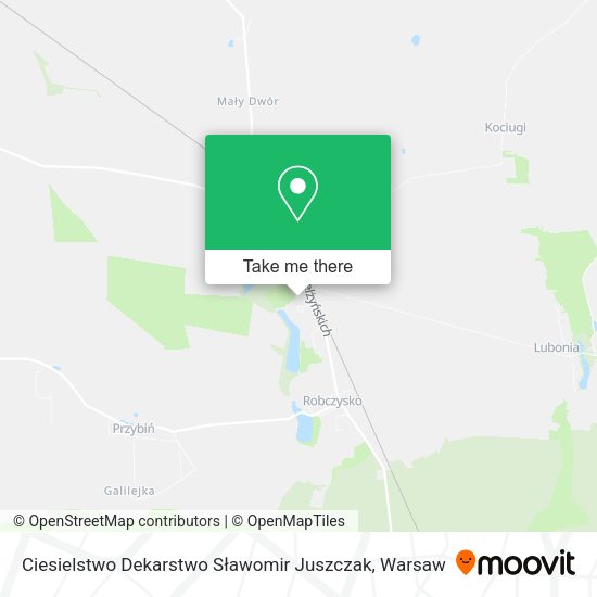 Ciesielstwo Dekarstwo Sławomir Juszczak map