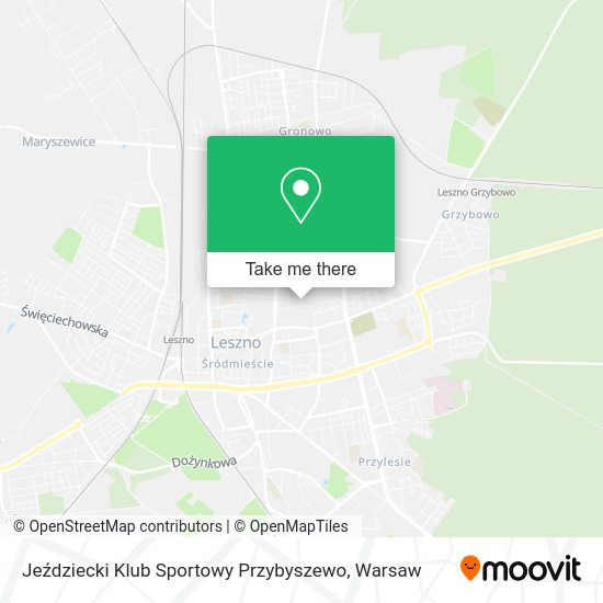 Jeździecki Klub Sportowy Przybyszewo map