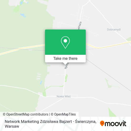 Network Marketing Zdzisława Bajzert - Świerczyna map