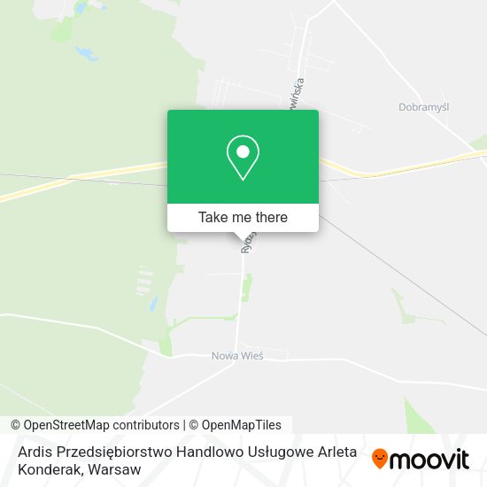 Ardis Przedsiębiorstwo Handlowo Usługowe Arleta Konderak map