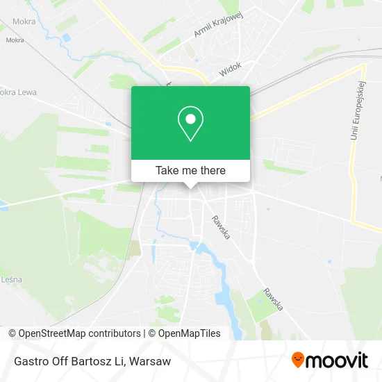 Карта Gastro Off Bartosz Li