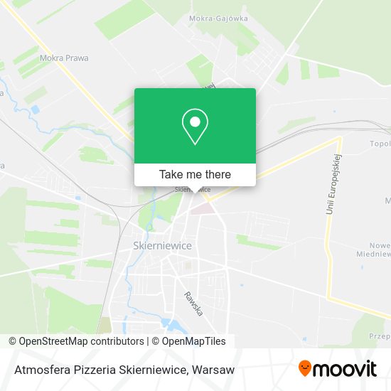 Карта Atmosfera Pizzeria Skierniewice