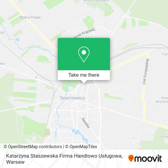 Katarzyna Staszewska Firma Handlowo Usługowa map