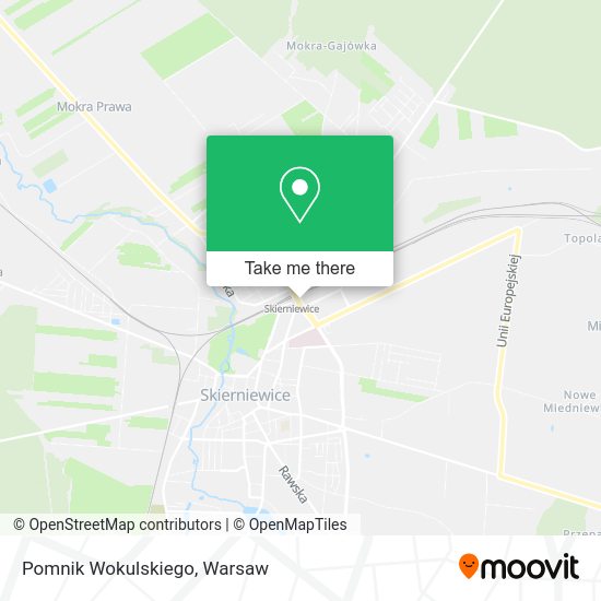 Pomnik Wokulskiego map