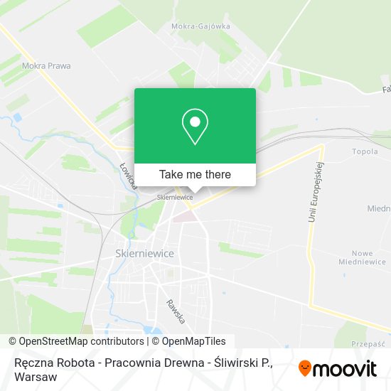 Ręczna Robota - Pracownia Drewna - Śliwirski P. map