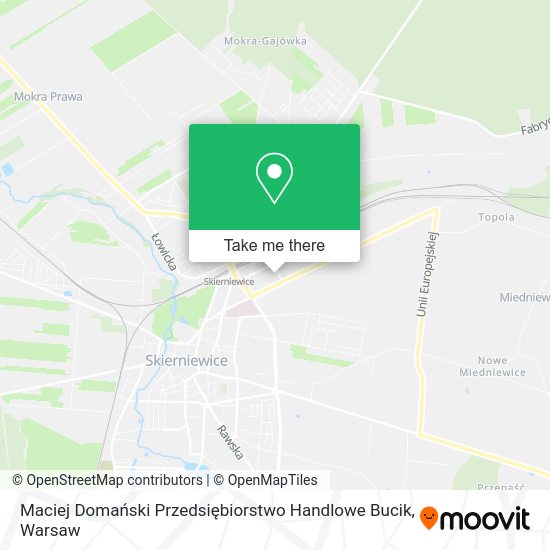 Maciej Domański Przedsiębiorstwo Handlowe Bucik map