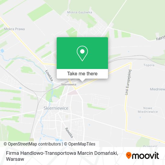 Firma Handlowo-Transportowa Marcin Domański map