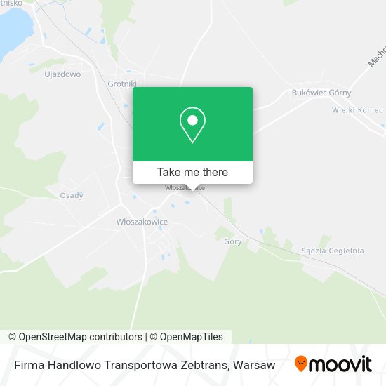 Firma Handlowo Transportowa Zebtrans map