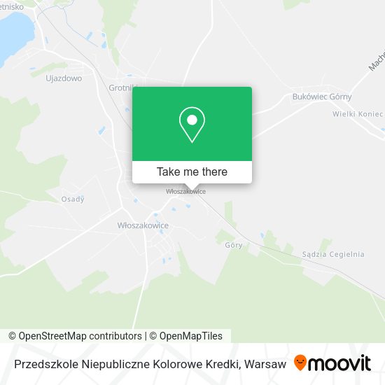 Przedszkole Niepubliczne Kolorowe Kredki map