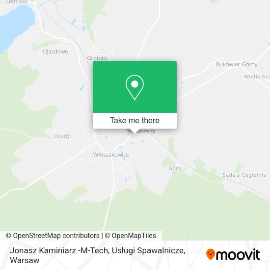 Jonasz Kaminiarz -M-Tech, Usługi Spawalnicze map