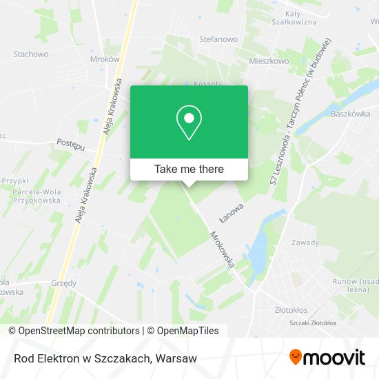 Rod Elektron w Szczakach map