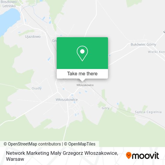 Network Marketing Mały Grzegorz Włoszakowice map