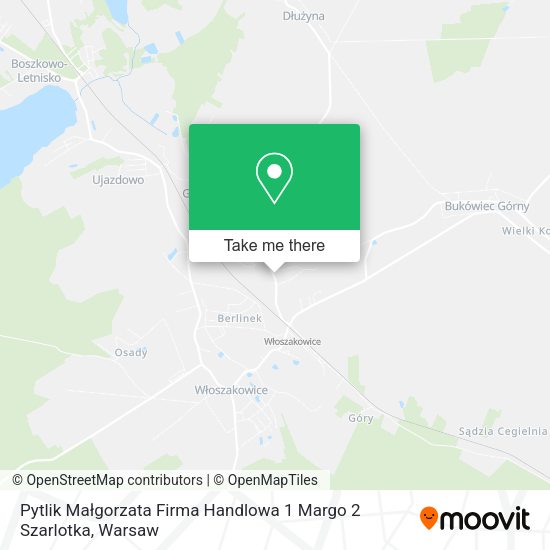 Pytlik Małgorzata Firma Handlowa 1 Margo 2 Szarlotka map