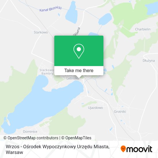 Wrzos - Ośrodek Wypoczynkowy Urzędu Miasta map